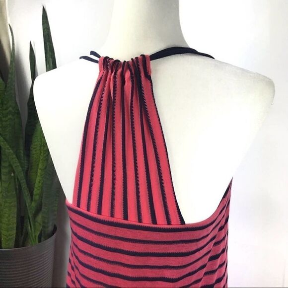 SPLENDID Pink Striped Sleeveless Tunic Small | SPLENDID fit flare tunic small - Picture 2 of 9